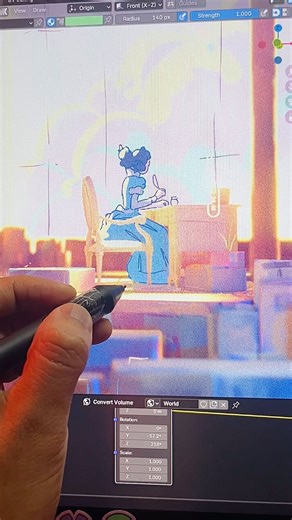 32K views · 4.5K reactions | I just installed Blender 4.2 and started messing in this artwork… the new ray tracing stuff is awesome | Dedouze | Facebook