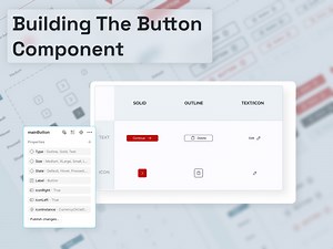 Building the Button Component — SaaS Design System