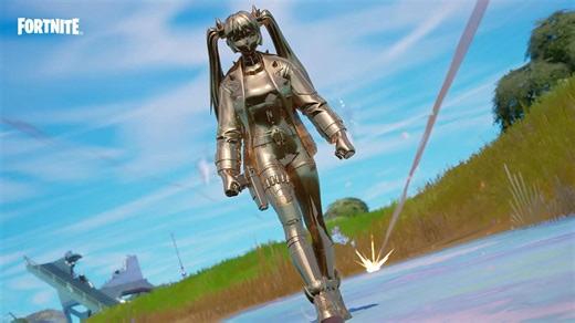 Fortnite's latest season embraces the chrome, adds in Brie Larson and Spider-Gwen