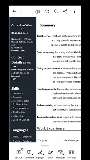 197K views · 5.5K reactions | Explanation on how to draft a good CV that matches ATS. This information is going to help you. Skhumbuzo Shandu ️ | Skhumbuzo Shandu | Facebook