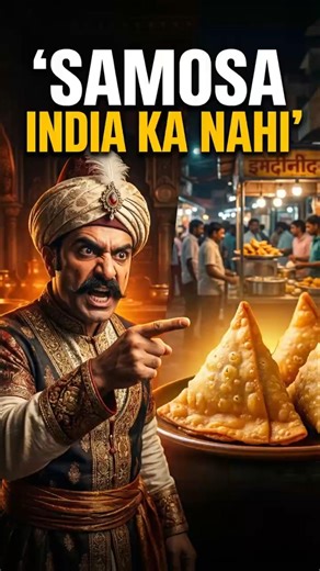 How Samosa Actually Became Indian #foodhistory #shorts