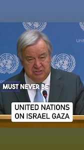 462K views · 8.9K reactions | BIG STATEMENT- UN Chief on Israel Gaza Issue . United Nations Chief Remarks at United Nations Headquarters NEWYORK . #un #unitednations #UNChief #unitednation #Israel #Palestine #Netanyahu #MiddleEast #latest #gaza #Jerusalem #telaviv #today #video #jew #israeli #shadab #live #Video #Arab #arabic #iran #jews #UnitedNations #un #newyork #newyork #Speech | Top TV Canada | Facebook
