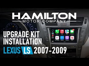 2007-2009 Lexus LS Upgrade Kit | CarPlay & Android Auto Installation Guide