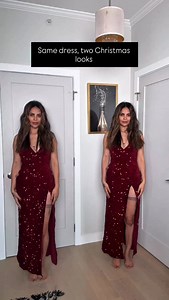 9.8K views · 4K reactions | One dress. Two Christmas vibes. Same base, different energy ✨ Save this before buying another outfit  #dress #holiday #party | PatyBeijo84 | Facebook