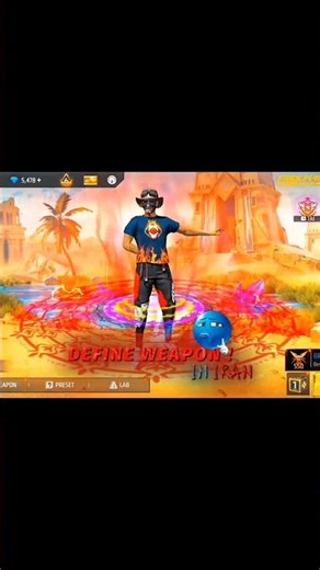 DEFINE WEAPON & IRAN ☠️ #freefire #bonex4_ff #shorts