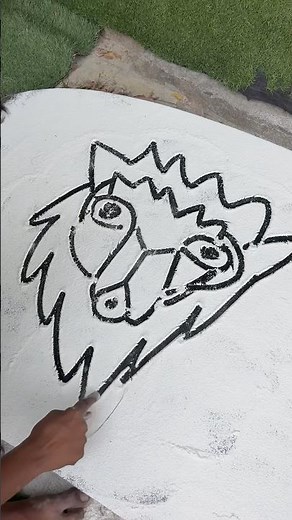 How to draw lion 🦁 drawing with easy drawing #youtubeshorts