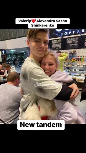 The new tandem Valeriy Angelopol and Alexandra Sasha Shinkarenko , new partner new journey. Cant wait for their debut in competition sooner in ice dancing #figureskating #partner #dancers #moments | Calaguas Squad