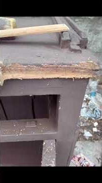 Antique Wooden Cupboard Restoration | Amazing Furniture Makeover #shorts