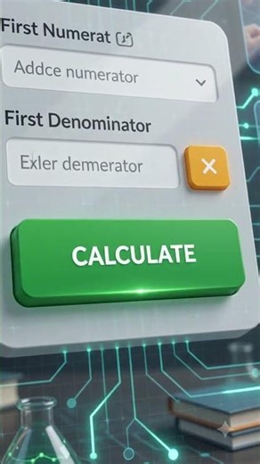 Modern Fraction Calculator Experience 🚀