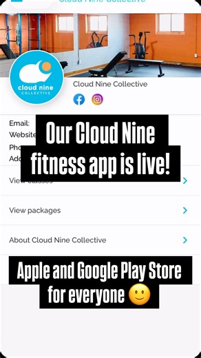 We made it easier to move with us! Our new app lets you book classes, check schedules, and manage your membership in just a few taps. Less friction. More movement. Download it today 🌟 Apple Store - https://apps.apple.com/us/app/cloud-nine-active/id6756186647 Google Play Store - https://play.google.com/store/apps/details?id=com.appital.classfit.CloudNine #cloudninecollective #doorcounty #fitnessapp #movementforall | Cloud Nine Collective