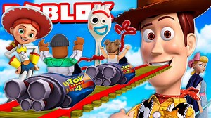 I rode a Toy Story 4 roller coaster in Roblox