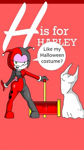 dhim (nutsvsguts) on Instagram: "The Mountain Goat wants to teach us the ABC's! So, for every letter, the goat finds a new victim...all for the sake of learning! This time, it's Harley Quinn Amy Rose from...Joker 2? Lady Gaga, eat your heart out! Who should be the next letter? Post your suggestions! Eventually we will get from A to Z! #joker2 #harleyquinn #amyrosesonic #amyrose💕🌹 #amyrose"