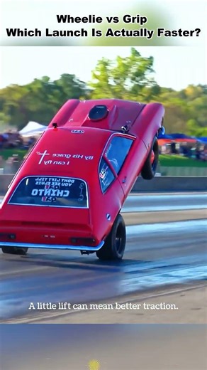 More Lift = More Speed? The Truth About Wheelie Launches⚡🚗 #wheelielaunch #dragrace #traction