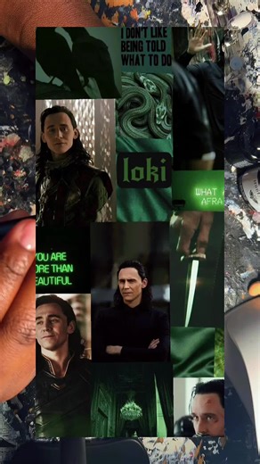 Loki Themed Nail Art Tutorial