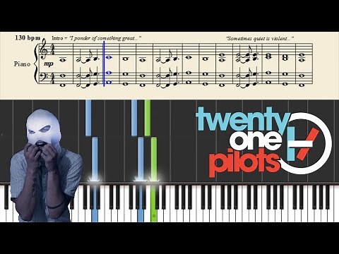 twenty one pilots: Car Radio (Easy Piano Tutorial) + Sheets