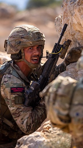 Royal Marines on Instagram: "Royal Marines of 45 Commando are deployed to the Mediterranean as part of a UK Response Group. The commandos are operating alongside NATO allies and partners, improving their ability to fight seamlessly alongside them. In Cyprus, the Bootnecks took on a range of intensive exercises - including clearing through an abandoned village as part of a combat scenario that keeps them sharp for operations. _________ #RoyalMarines"