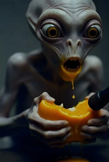 This Alien Crunching Persimmon Will Break Your Brain 🤯 | ASMR