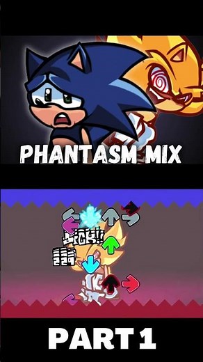 Chaos Nightmare - Phantasm (PART 1) (Remix) (FNF MOD) #shorts