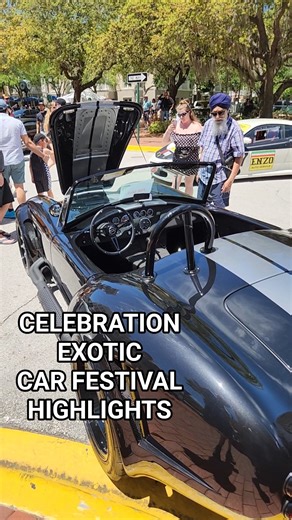 One of the highlights from the Celebration Exotic Car Festival These were beautiful