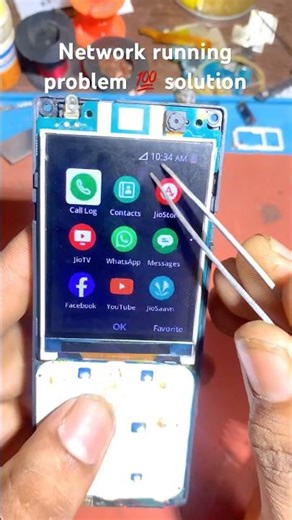 Jio phone f220b network running problem solution #jiophone #network #youtubeshorts #mobilereparing