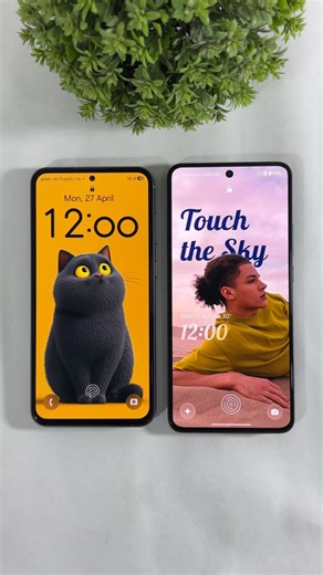 One UI 8.5 or OxygenOS 16 AOD ? #samsung #oneplus #oneui8 #oxygenos16