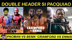 Ayos to! PACQUIAO Double Header vs Conor Benn kasabay si Crawford at Ennis | Davis Nagalit na #sports #mtvcsports | Mtvc Sports.