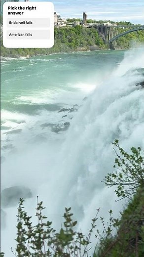 Pick the correct waterfalls || waterfall quiz || Niagara Falls ||
