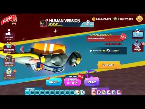 How to Play as Human | Hungry Shark Evolution - New Human Mode Gameplay