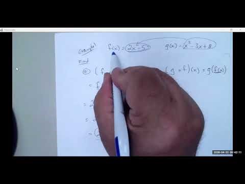 MATH 1314 CH 2 SEC 3 Composite Functions W12 D1
