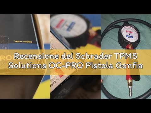 Recensione del Schrader TPMS Solutions OC-PRO Pistola Gonfiaggio Eurodainu/Michelin, Puntale STD ed