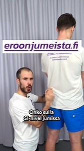 SI-nivelen kipuihin ja jumitukseen parhaat ohjeet löytyvät Alaselän Ensiapupakkauksesta: https://www.eroonjumeista.fi/alaselan-ensiapupakkaus | eroonjumeista.fi