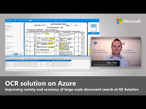 Azure Cognitive Services for OCR | GE Aviation's Practical Use Case