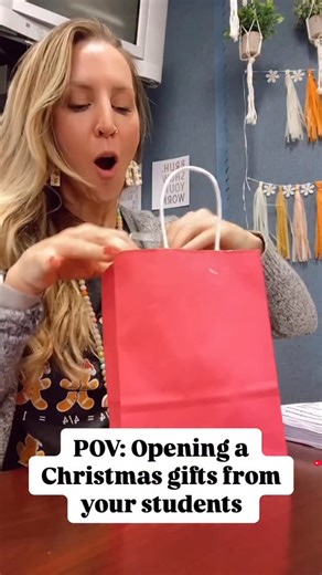 Rebecca McDonagh on Instagram: "Before you come for me about gratitude, I absolutely adore my kids and every little trinket and token of affection they share with me. This is just for funsies guys 😉 No kids’ feelings were hurt in the making of this video. #Teacher #teachersofinstagram #teacherlife #teachersfollowteachers #teaching #learning #math #wholebrainteaching #teachersofig #iteach #classroom #teachergram #teacherhacks #teacherresource #mathteacher #christmas"