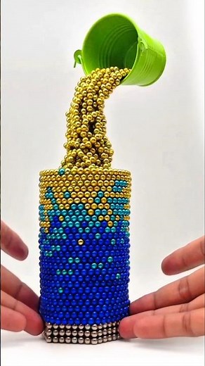 🎇 Tiny Magnet Balls = Mind-Blowing Creation! 😮 ASMR #shorts