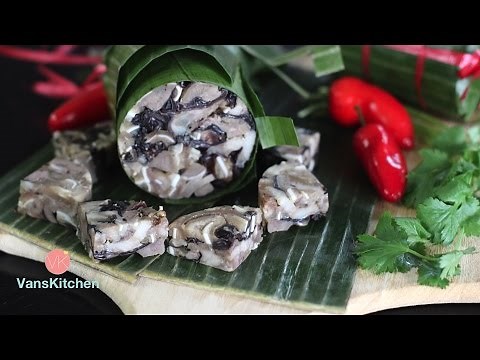 Vietnamese head cheese, Instant Pot Recipe (Giò thủ)