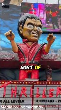 There's A MICHAEL JACKSON DARK RIDE 🕺 #michaeljackson #darkrides #rides #amusementparkride