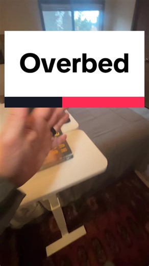 ve this table ✅ Adjustable Overbed Table — perfect bed desk or snack tray ✅ Tilting tabletop for laptop, reading, or breakfast in bed ✅ Rolling design glides under any bed, couch, or recliner ✅ Portable workstation or hospital bed table alternative ✅ Easy to assemble — sturdy, stable, and height #bedsidetable #rollingtable #overbedtable #workfromhomelife #beddesk