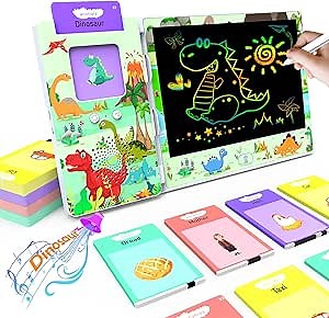 Talking Flash Cards with LCD Writing Tablet, Autism Sensory Toys for Autistic Children, Speech Therapy Toys, 224 Sight Words Educational Learning Toddler Toys for 3 4 5 6 Year Old