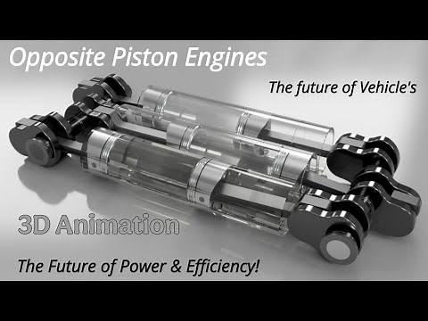 "Opposite Piston Engines: How They Work and Their Benefits #automobile #technology #piston #engine