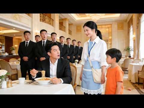 The CEO eats noodles, recognizes the woman and son, takes them to his mansion and dotes on them!