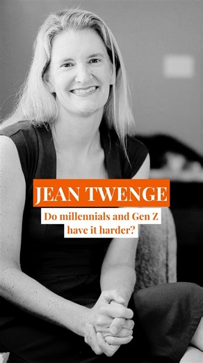 Jean Twenge, ​is a renowned psychologist and professor at San Diego State University, and the world expert on “generations.”​ She famously described millennials as “Generation Me” and first made the (controversial) connection back in 2017 between smartphones and the sharp uptick in anxiety and depression among Gen Z teens, which has since become one of our culture’s top talking points. In her recent book “Generations” she explains how themes such as narcissism, individualism, fear and tech addic