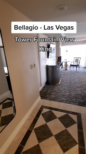 Luxurious Bellagio Hotel Room Tour with Fountain View