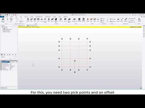 Tekla Structural Designer 2020 - Working with grids and importing DXFs