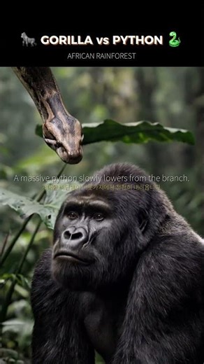 Gorilla vs Python | A Silent Threat Above