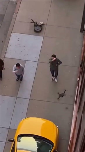 Creeper Drone Crashes Into Taxi In Downtown… This Is Insane 😳