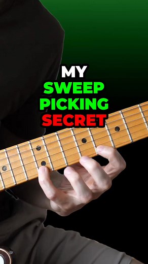 My Sweep Picking Secret. DM me your questions about 52 Week Guitar Player and I MIGHT reply because I'm pleasant as hell ➡️ @BrandonDeonMusic #guitar #sweep #picking #music #technique #speed #secret | Brandon D'Eon Music