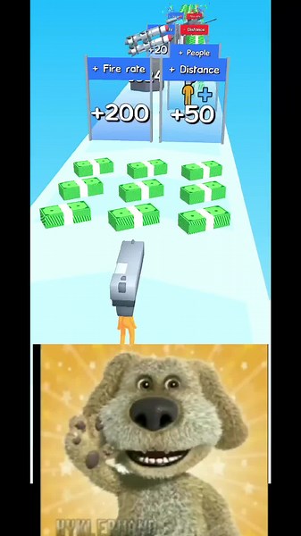 Ben Talking Dog Play Gun Head Run