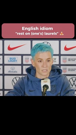 English with context on Instagram‎: "English idiom - “rest on (one’s) laurels” 🧘🏻‍♂️ To rest on your laurels means to feel comfortable because you have been successful in the past. “Well done for passing your first 3 exams but don’t rest on your laurels because you have 2 more left to do.” #aprenderingles #english #learnenglish #inglés #britishenglish #idioms #englishphrases #ingles #英語の勉強 ‎#الإنجليزية #slang #ingilizceögreniyorum #idioms #phrasalverbs #vocabulary #английский #ielts #toefl #es