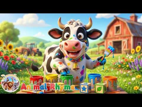 Moo Moo Cow | Learn Colors | Fun Color Learning Rhyme