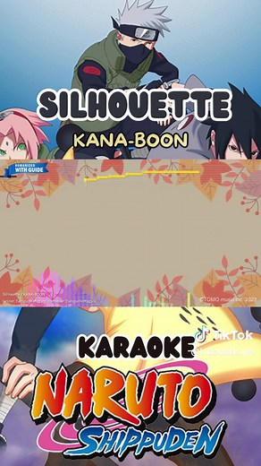 Silhouette - KANA-BOON Karaoke Full | Naruto Shippuden Opening 16